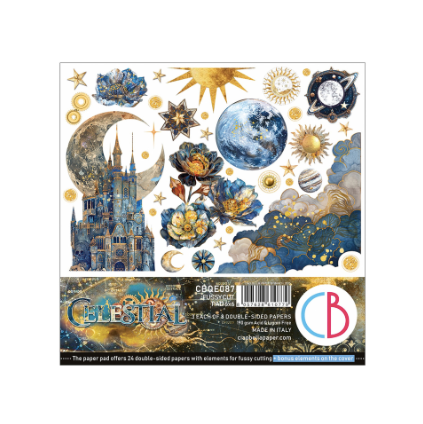 Ciao Bella Paper - Celestial Fussy Cut Pad (6