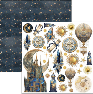Ciao Bella Paper - Celestial Fussy Cut Pad (6"x6") CBQE087