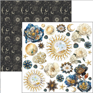 Ciao Bella Paper - Celestial Fussy Cut Pad (6"x6") CBQE087