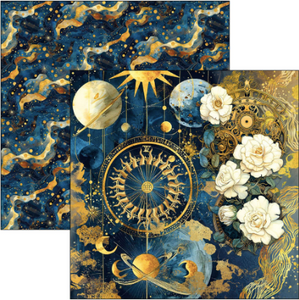 Ciao Bella Paper - Celestial Patterns Pad (12"x12") CBT087
