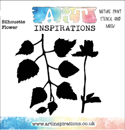 Art Inspirations Stencil & Mask Set designed by Leonie - Nature Prints - Silhouette Flower