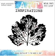 Art Inspirations Rubber Stamps - Nature Prints Collection - designs by Leonie - The Leaf 8" x 8"