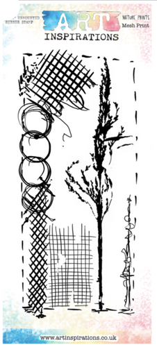 Art Inspirations Rubber Stamps - Nature Prints Collection - designs by Leonie - Mesh - 8