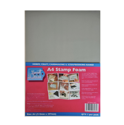 Stamp Cling Foam Mount A4 Sheet - SWSF001