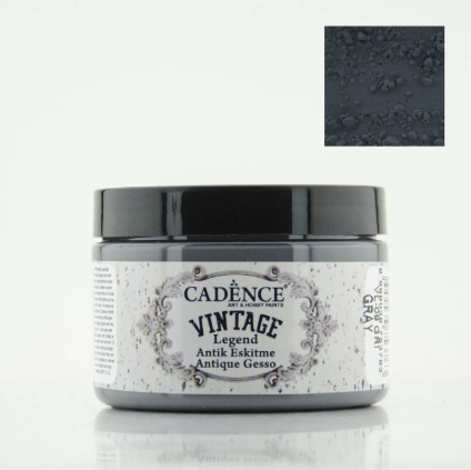Cadence Vintage Legend Antique Gesso - Gray (150ml) - CA753763