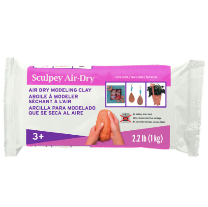 Sculpey Air Dry 1kg - Terracotta - CLSCAD2222T