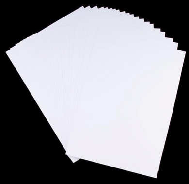 Pink Frog - A4 Super Smooth Card - White - 300 GSM - Pack of 10 Sheets