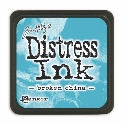 Tim Holtz Distress Mini Ink Pad by Ranger - Broken China - 1 inch square