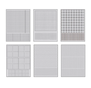 Ranger - Dina Wakley Media Collage Paper - Grids - Pack of 20