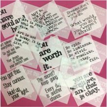 Ranger - Dina Wakley Media Collage Words - Pack of 20