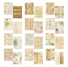 Ciao Bella - LuMania - A5 Tissue Paper Set - Vintage Manuscripts - Pack of 24 - ME001