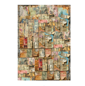 Ciao Bella Paper - Journey Ahead A4 Mixed Media rice paper (Pack of 4 Assorted) CBMF006