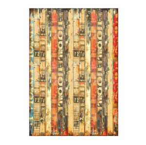 Ciao Bella Paper - Journey Ahead A4 Mixed Media rice paper (Pack of 4 Assorted) CBMF006