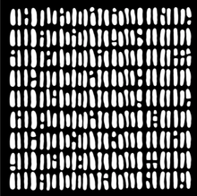 Woodware Stencil by Francoise Read - Old Weave - 6" x 6"