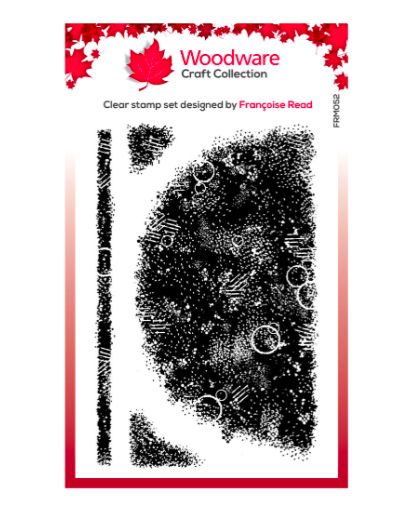 Woodware Clear Stamp Set - Semi Circle Texture - A7