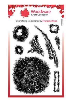 Woodware Clear Stamp Set - Texture Palette - A5