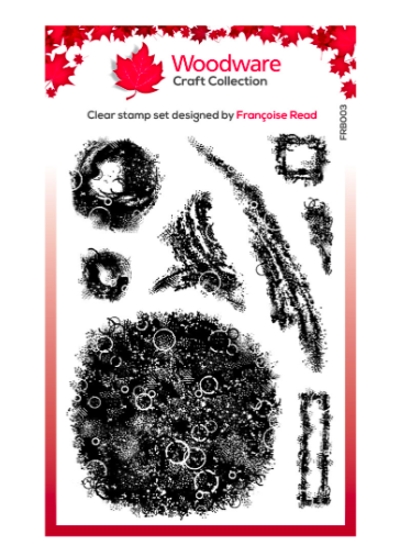 Woodware Clear Stamp Set - Texture Palette - A5