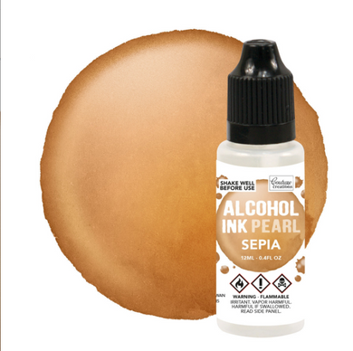 Couture Creations - Alcohol Pearl Ink - Sepia - 12ml