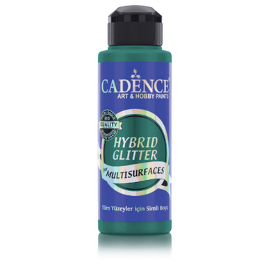 Cadence Hybrid Glitter Paint - Palm Royal + Gold Glitter (120 ml) CA773679