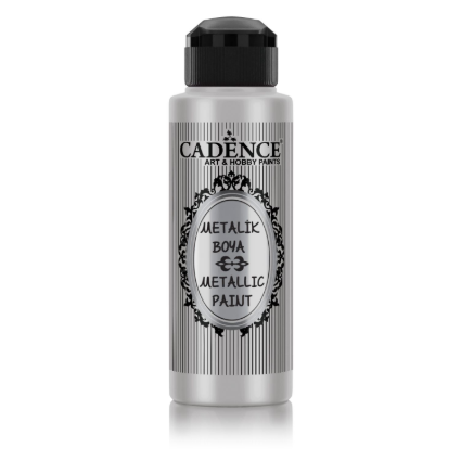 Cadence Metallic Paint - Shiny Silver (70ml) - CA715662