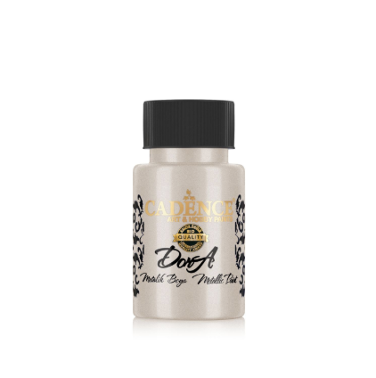 Cadence Dora Metallic Paint - Platinum (50 ml) CA725722
