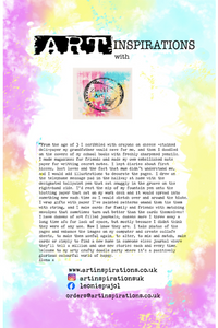 Art Inspirations - Designs by Zinski - Journal Face - A5 - 14 Stamps