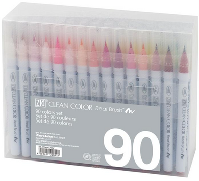 Kuretake Zig Clean Colour Set of 90 pens