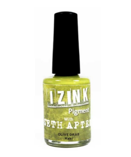 Aladine - Sept Apter Collection - Izink Pigment Ink - Olive Crab - 11.5ml