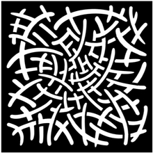 Woodware Stencil by Francoise Read - Tangled - 6" x 6"