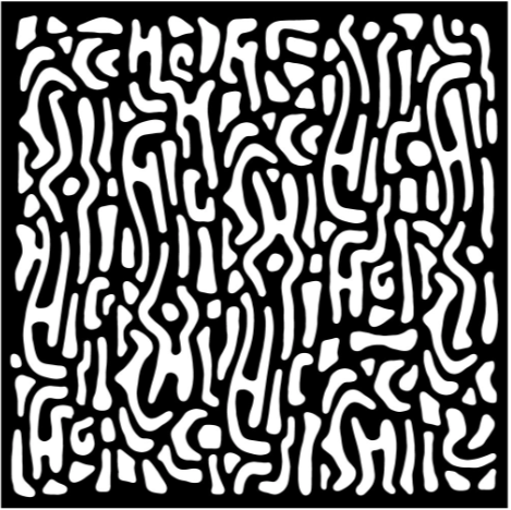 Woodware Stencil by Francoise Read - Wiggles - 6