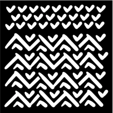 Woodware Stencil by Francoise Read - Tribal - 6" x 6"