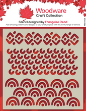 Woodware Stencil by Francoise Read - Batik - 6" x 6"