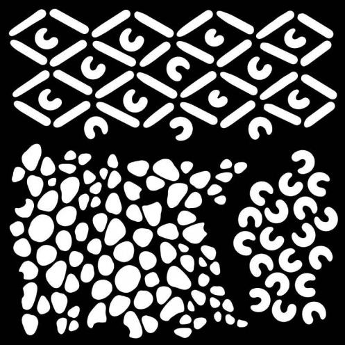 Woodware Stencil by Francoise Read - African - 6