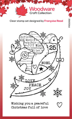 Woodware Clear Stamp Set - Peaceful Dove - A6