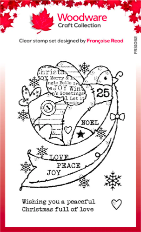 Woodware Clear Stamp Set - Peaceful Dove - A6