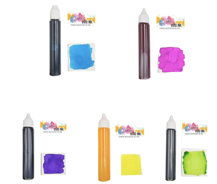 Art Inspirations Vivid Inks Bundle (5 colours in 30 ml bottles)