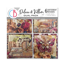 Ciao Bella - Book Lovers - Deluxe Paper Silver & Vellum Dual Pack - 6" x 6" Mixed - Pack of 6 - CBXQ004