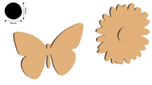 Stamperia Daisy Art Crafty shapes: Butterfly & Daisy - AI KLSM79