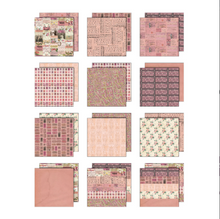 Tim Holtz Idea-ology - Palette Paper Collection: Pink Paper Pad -12"x12" - 200 GSM