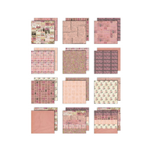 Tim Holtz Idea-ology - Palette Paper Collection: Pink Paper Pad -8"x8" - 200 GSM