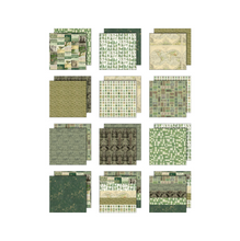 Tim Holtz Idea-ology - Palette Paper Collection: Green Paper Pad -8"x8" - 200 GSM