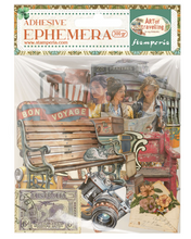 Stamperia - Art of Travelling Collection - Ephemera with Adhesive Backs DFLCT79