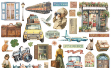 Stamperia - Art of Travelling Collection - Die Cuts - SPDFLDC131