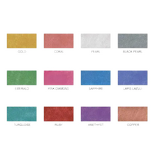 Kuretake Pearlescent Watercolour Jewel Box Paints - 12 colour palette