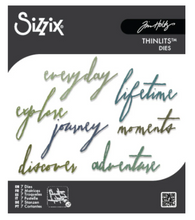 Sizzix by Tim Holtz - Thin Lits Die - Journey (7 pieces)