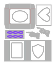 Sizzix by Tim Holtz - Thin Lits Die - Vault Matchbox - 10 pieces