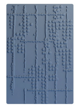 Sizzix by Seth Apter - Textured Impressions - Multilevel Embossing Folder - Dot Matrix A5