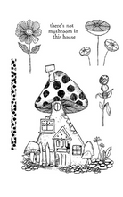 Art Inspirations - Designs by Zinski Art - There's Not Mushroom in this House - A5