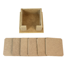 MDF Coaster Set (11x11x5cm)