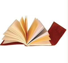 Lamali Carnet Bondo Glass Paste Travel Notebook – (Orange) 132 Pages (15x21cm)